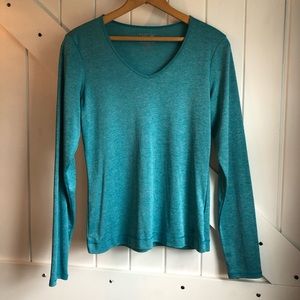 Turquoise Long Sleeve Shirt